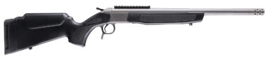 CVA CR4445S Scout Takedown 444 Marlin 1rd 22" Stainless Fluted Threaded Barrel, Stainless Steel Receiver w/Picatinny Rail, Adj Comb & LOP Black Synthetic Stock
