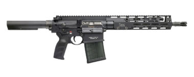 HK 81001053 MR762 A4 7.62x51mm 10+1 13" Threaded Barrel, M-LOK Handguard, Black Receiver w/Picatinny Rail, Black Pistol Tube, Black Ergonomic Grip