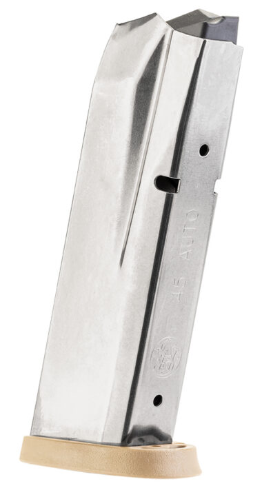 Smith & Wesson 194700000 M&P 10rd 45ACP Brown Floor Plate Steel
