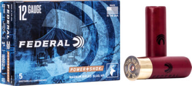 Federal F131RS Power-Shok   12 Gauge 3" Rifled Slug 1-1/4 oz Slug Shot 5 Bx/ 50