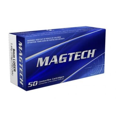 Magtech 9mm 115 Grain FMJ 50rds - 9A