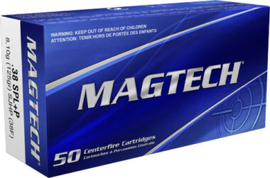 Magtech 38F Sport Shooting 38 Special 125 GR Semi-Jacketed HP 50 Bx/ 20 Cs