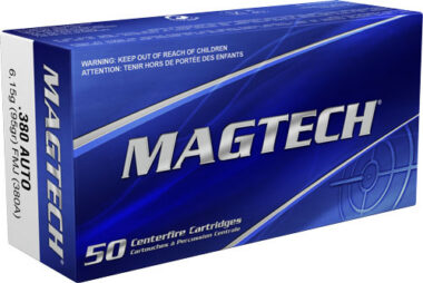 Magtech 380A Sport Shooting 380 ACP 95 GR FMJ 50 Bx/ 20 Cs