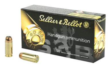Sellier & Bellot SB40C Handgun  40 S&W 180 GR Jacketed Hollow Point (JHP) 50 Bx/