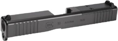 GLOCK, OEM MOS Slide, Fits GLOCK 19 Generation 3, Optics Ready, Includes MOS Slide with Assembled Internals, MOS Cover Plate, and Standard Sights
