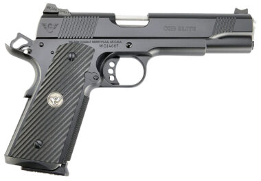 Wilson Combat CQBEFS9 CQB Elite 9mm Luger 10+1 5" Match Grade Barrel, Black Serrated Carbon Steel Slide, Black Armor-Tuff Carbon Steel Frame w/Beavertail, Black G10 Grip
